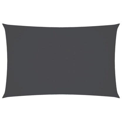 Parasole a Vela Oxford Rettangolare 3x6 m Antracite | homemem39