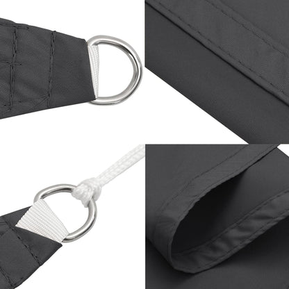 Parasole a Vela Oxford Rettangolare 3,5x5 m Antracite | homemem39