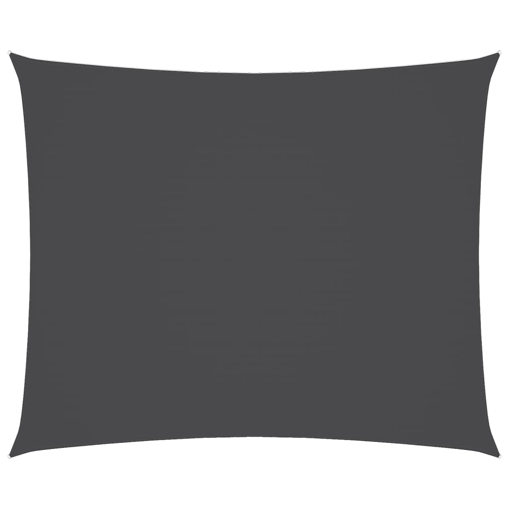 Parasole a Vela Oxford Rettangolare 5x6 m Antracite | homemem39