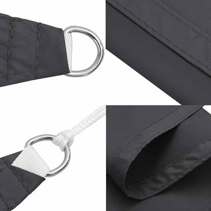 Parasole a Vela Oxford Rettangolare 5x8 m Antracite | homemem39