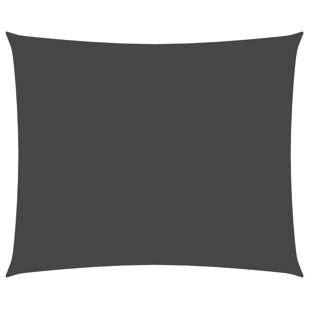Parasole a Vela Oxford Rettangolare 6x7 m Antracite - homemem39