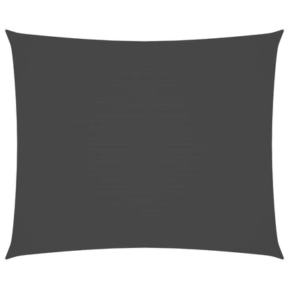 Parasole a Vela Oxford Rettangolare 6x7 m Antracite - homemem39