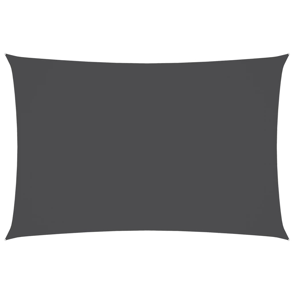 Parasole a Vela Oxford Rettangolare 6x8 m Antracite | homemem39