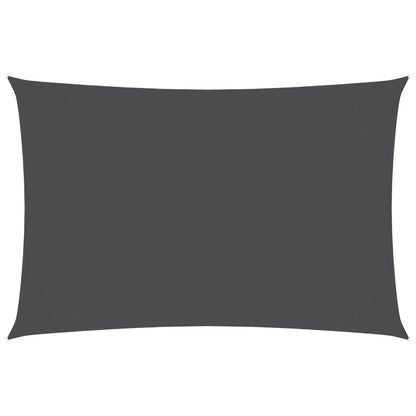 Parasole a Vela Oxford Rettangolare 6x8 m Antracite | homemem39