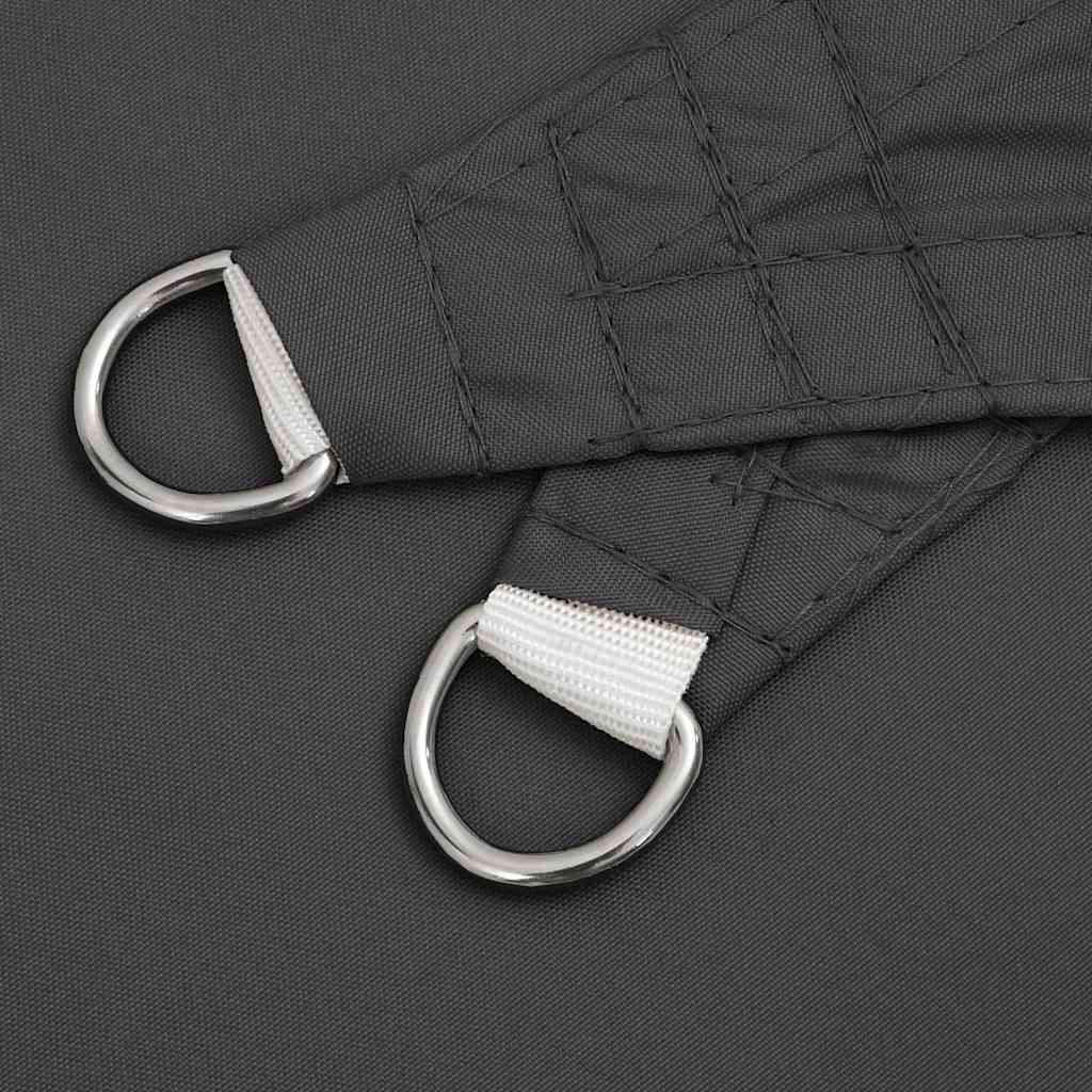 Parasole a Vela Oxford Triangolare 3x4x4 m Antracite | homemem39