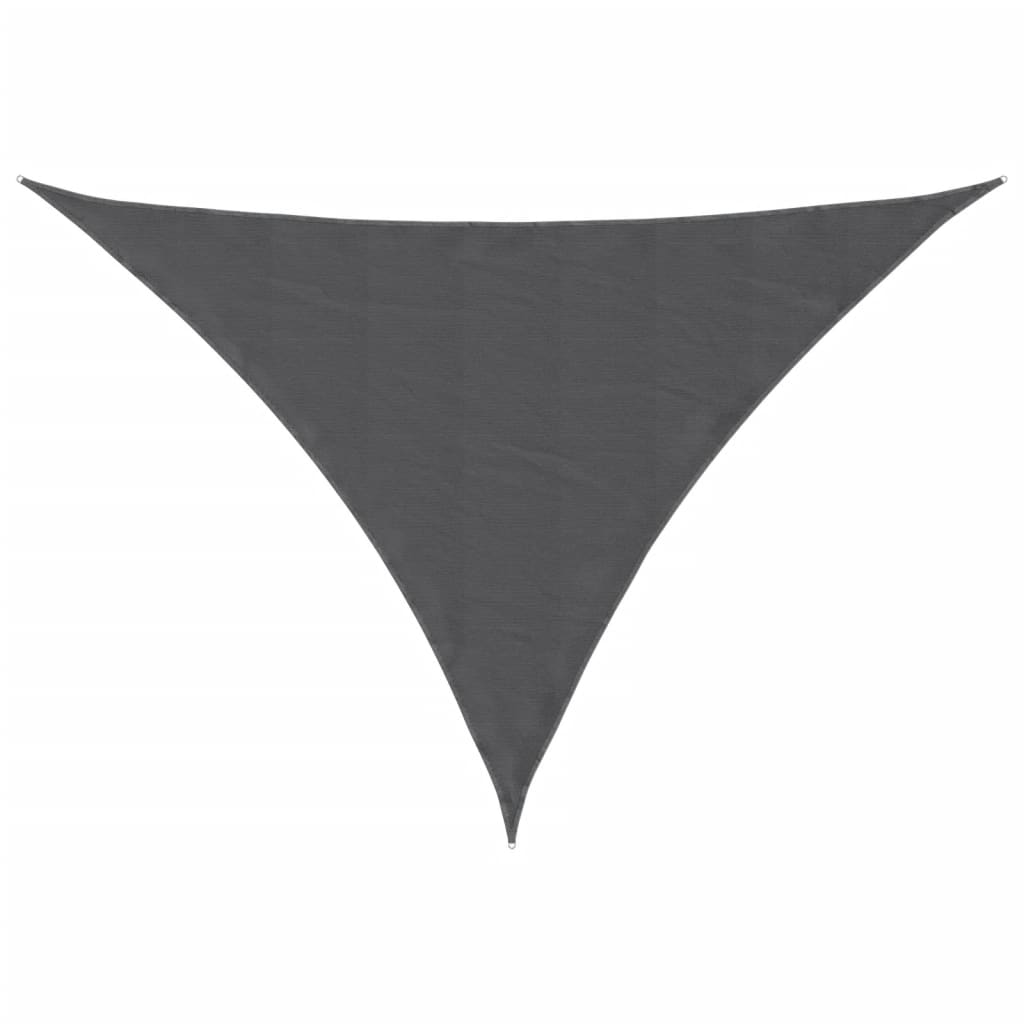 Parasole a Vela Oxford Triangolare 3,5x3,5x4,9 m Antracite | homemem39