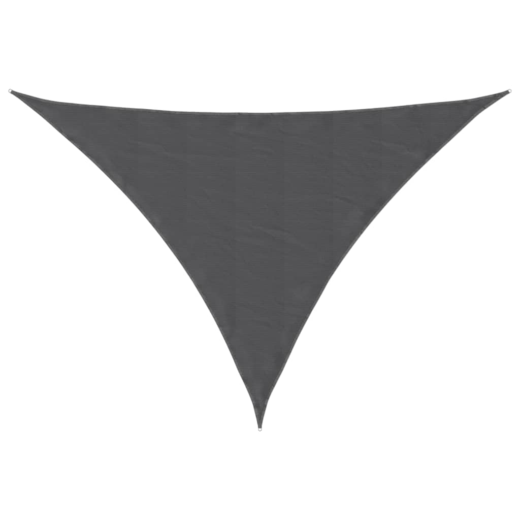 Parasole a Vela Oxford Triangolare 4x4x5,8 m Antracite | homemem39