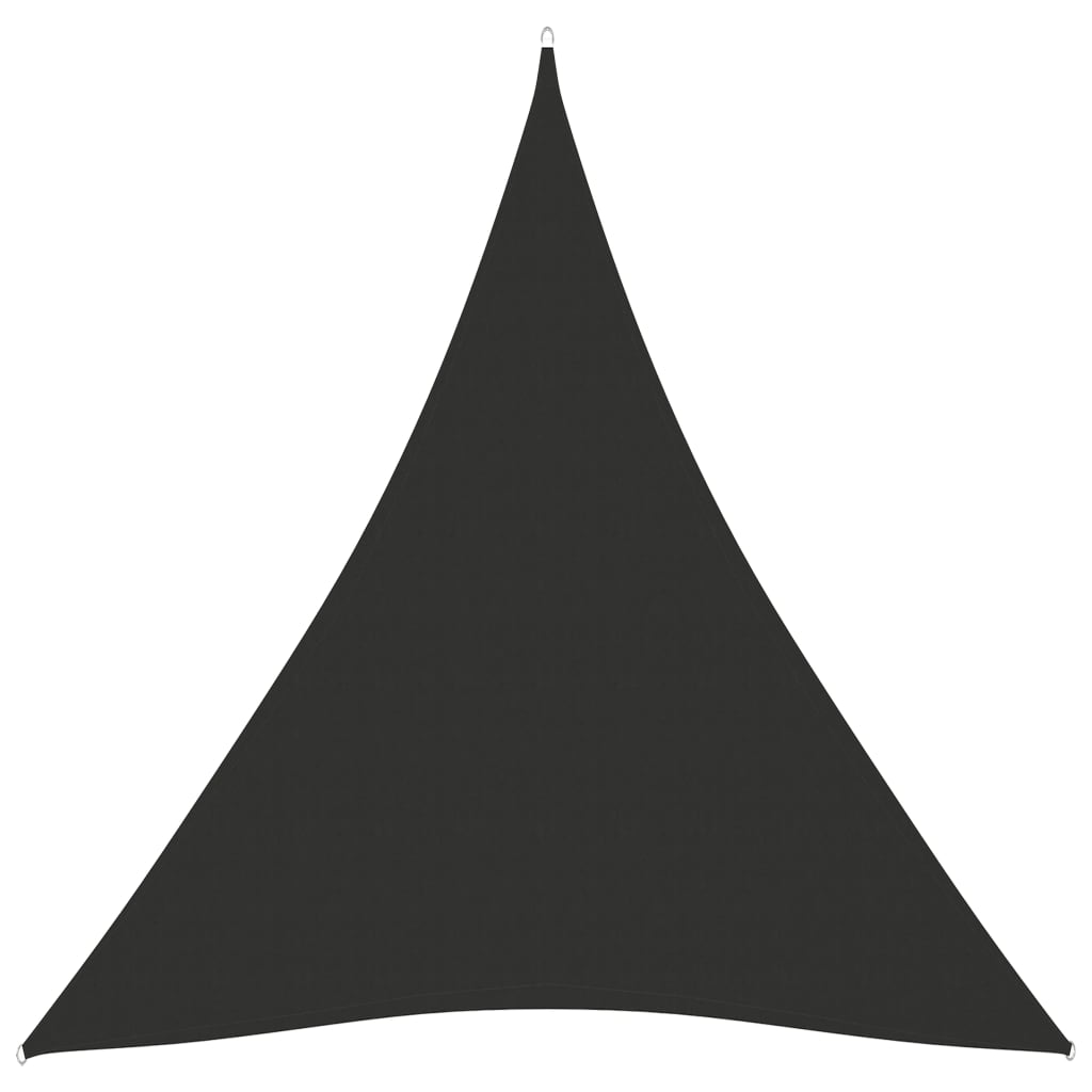 Parasole a Vela Oxford Triangolare 5x6x6 m Antracite | homemem39