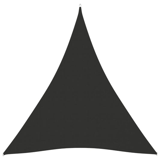 Parasole a Vela Oxford Triangolare 5x6x6 m Antracite | homemem39