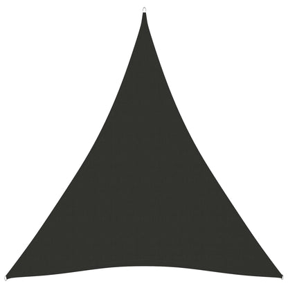 Parasole a Vela Oxford Triangolare 5x7x7 m Antracite