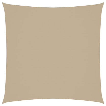 Parasole a Vela in Tela Oxford Quadrata 4x4 m Beige | homemem39