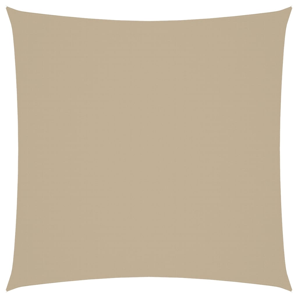 Parasole a Vela in Tela Oxford Quadrato 6x6 m Beige | homemem39