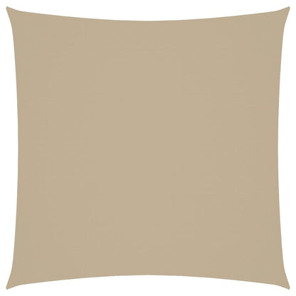 Parasole a Vela in Tela Oxford Quadrato 6x6 m Beige | homemem39