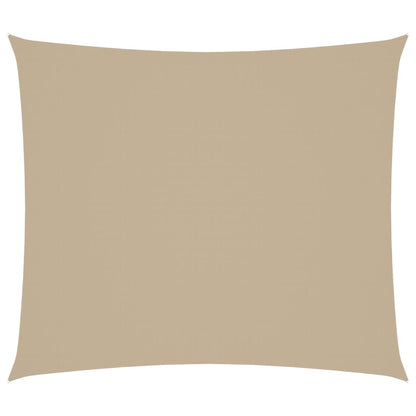 Parasole a Vela Oxford Rettangolare 2,5x3 m Beige | homemem39
