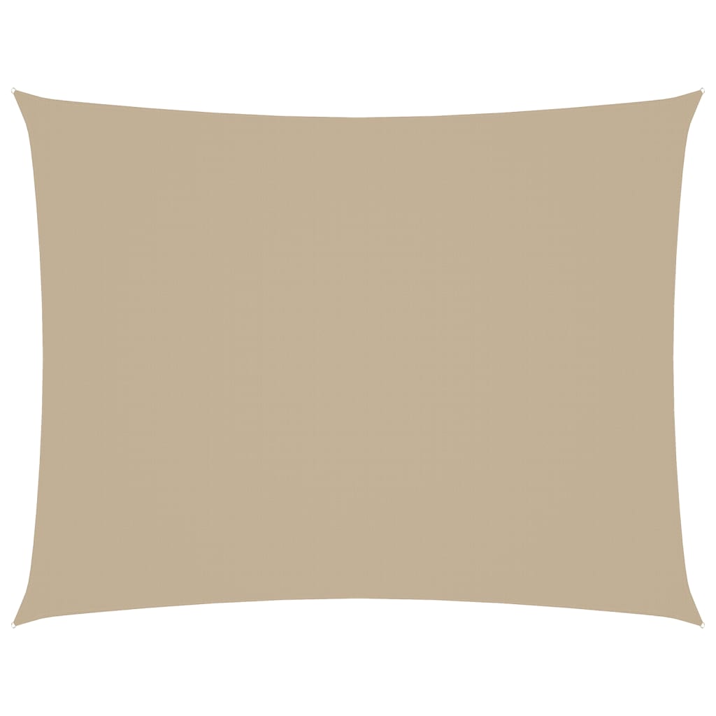 Parasole a Vela Oxford Rettangolare 2,5x4 m Beige | homemem39