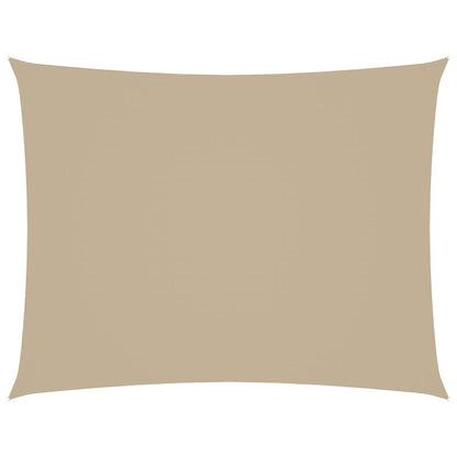 Parasole a Vela Oxford Rettangolare 2,5x4 m Beige | homemem39