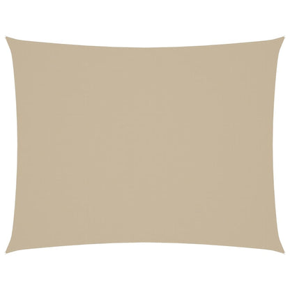 Parasole a Vela Oxford Rettangolare 3x4,5 m Beige