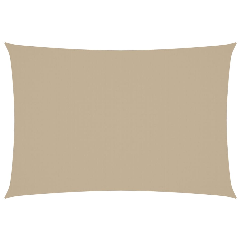 Parasole a Vela Oxford Rettangolare 3x5 m Beige