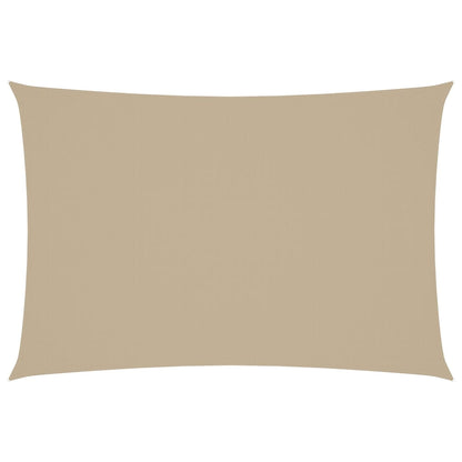 Parasole a Vela Oxford Rettangolare 3x5 m Beige