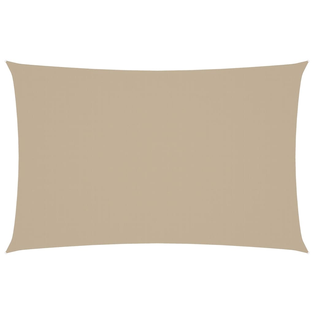 Parasole a Vela Oxford Rettangolare 4x7 m Beige | homemem39