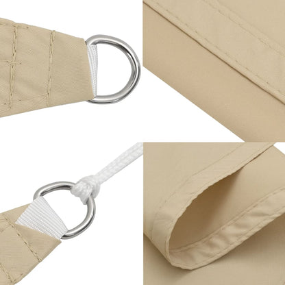 Parasole a Vela Oxford Rettangolare 5x8 m Beige | homemem39