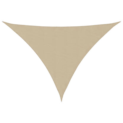 Parasole a Vela Oxford Triangolare 3x3x4,24 m Beige | homemem39