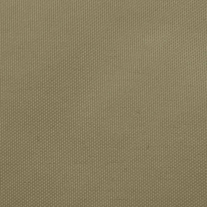 Parasole a Vela Oxford Triangolare 3x4x4 m Beige - homemem39