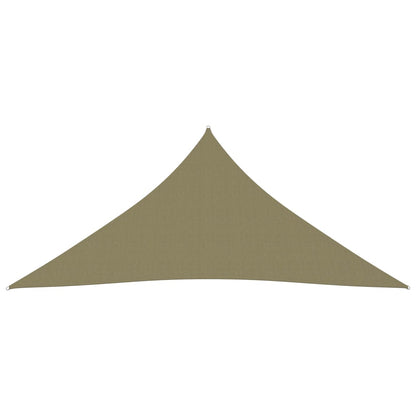 Parasole a Vela Oxford Triangolare 4,5x4,5x4,5 m Beige - homemem39