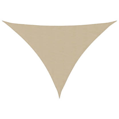 Parasole a Vela Oxford Triangolare 4x5x6,4 m Beige | homemem39