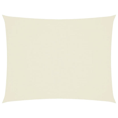 Parasole a Vela Oxford Rettangolare 2x3 m Crema - homemem39