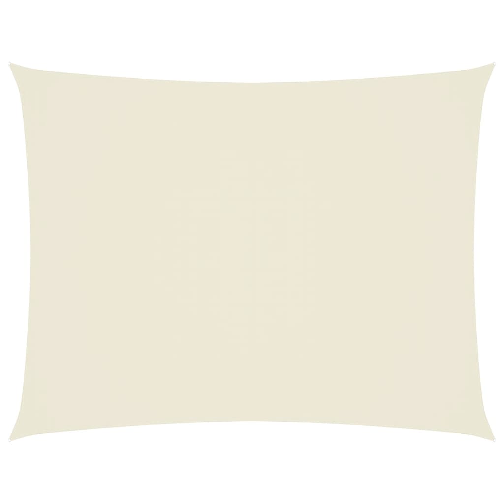 Parasole a Vela Oxford Rettangolare 2x3,5 m Crema | homemem39