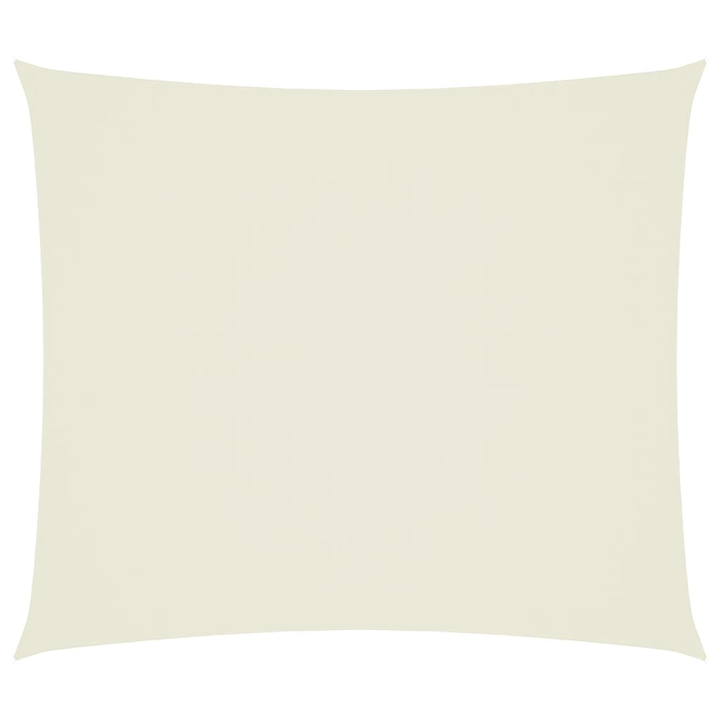 Parasole a Vela Oxford Rettangolare 2,5x3 m Crema - homemem39