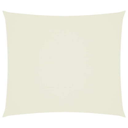 Parasole a Vela Oxford Rettangolare 2,5x3 m Crema - homemem39