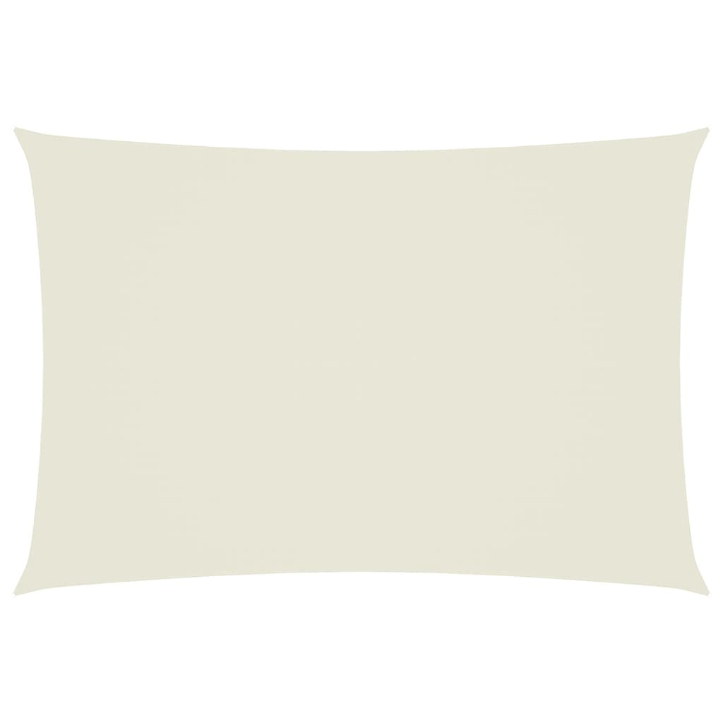 Parasole a Vela Oxford Rettangolare 2,5x4,5 m Crema | homemem39