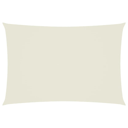 Parasole a Vela Oxford Rettangolare 2,5x4,5 m Crema | homemem39