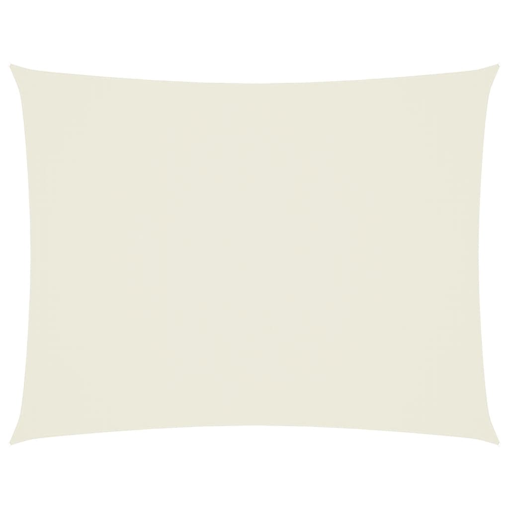 Parasole a Vela Oxford Rettangolare 3x4,5 m Crema - homemem39