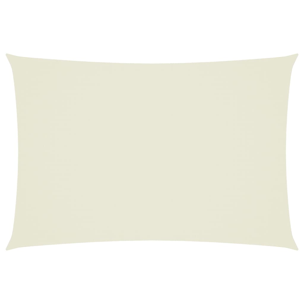 Parasole a Vela Oxford Rettangolare 3x5 m Crema - homemem39