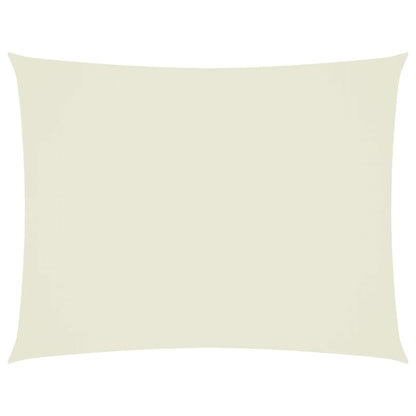 Parasole a Vela Oxford Rettangolare 3x6 m Crema - homemem39