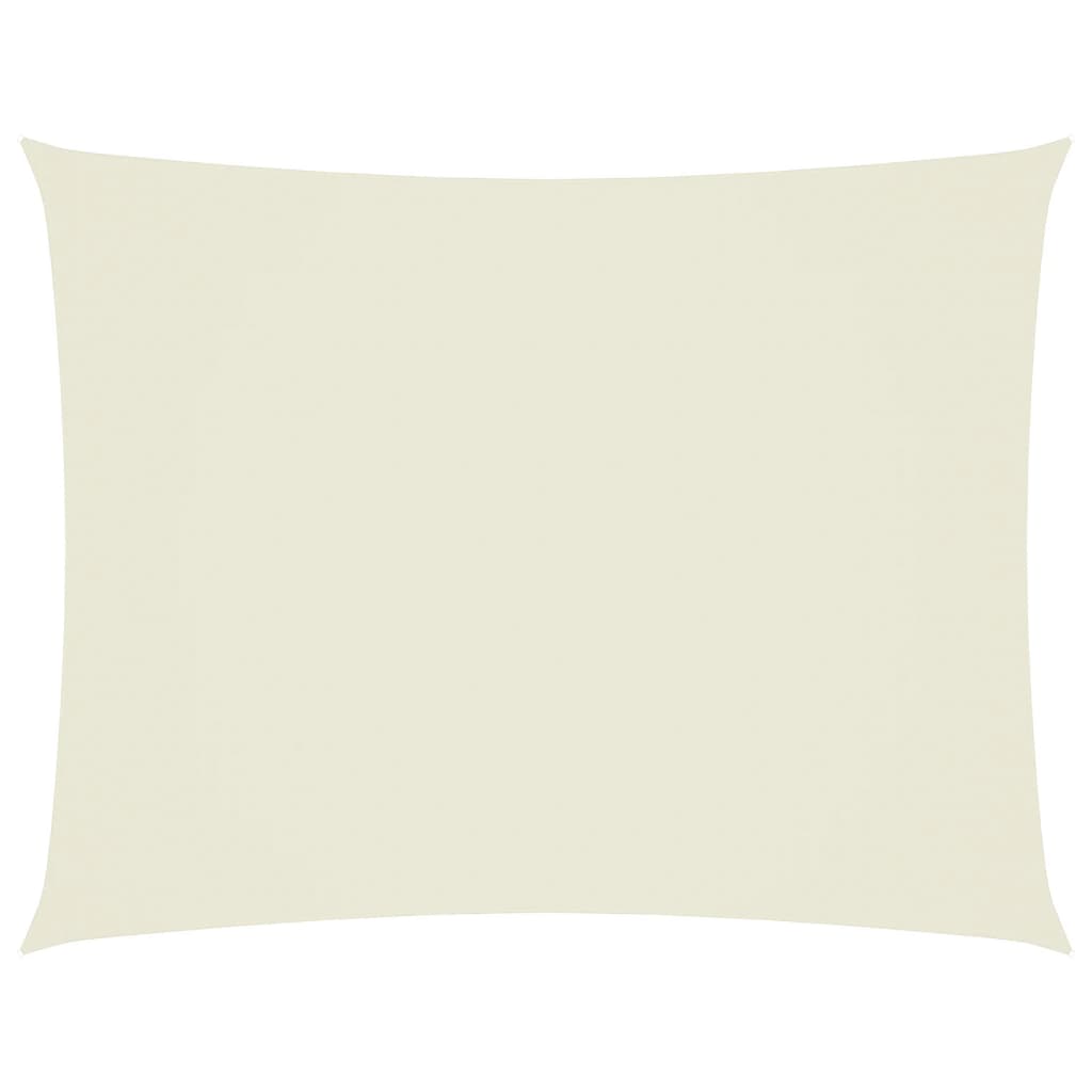 Parasole a Vela Oxford Rettangolare 3,5x5 m Crema | homemem39