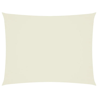 Parasole a Vela Oxford Rettangolare 3,5x5 m Crema | homemem39