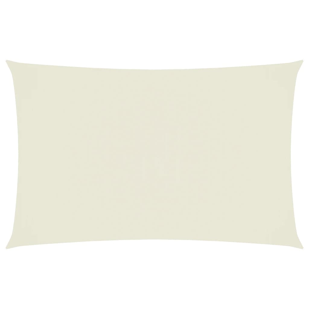Parasole a Vela Oxford Rettangolare 4x7 m Crema - homemem39