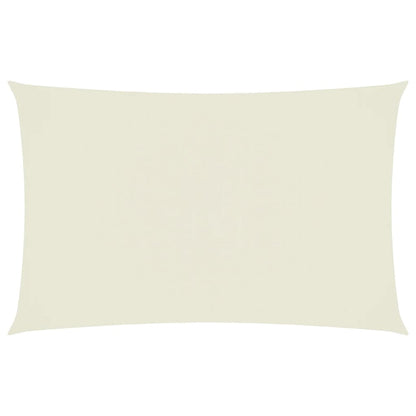 Parasole a Vela Oxford Rettangolare 4x7 m Crema - homemem39