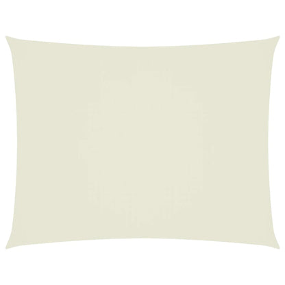 Parasole a Vela Oxford Rettangolare 5x6 m Crema | homemem39