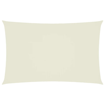 Parasole a Vela Oxford Rettangolare 5x8 m Crema | homemem39