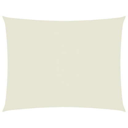 Parasole a Vela Oxford Rettangolare 6x7 m Crema | homemem39