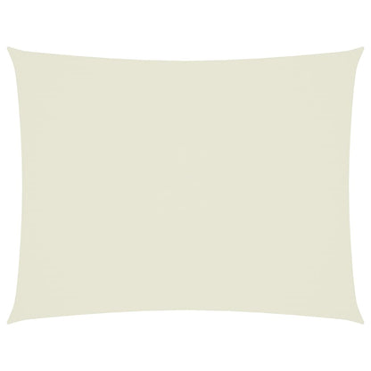 Parasole a Vela Oxford Rettangolare 6x8 m Crema | homemem39