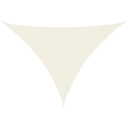 Parasole a Vela Oxford Triangolare 3x4x4 m Crema - homemem39