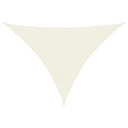 Parasole a Vela Oxford Triangolare 4x5x6,4 m Crema