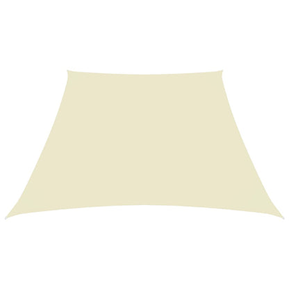 Parasole a Vela in Tela Oxford a Trapezio 2/4x3 m Crema | homemem39