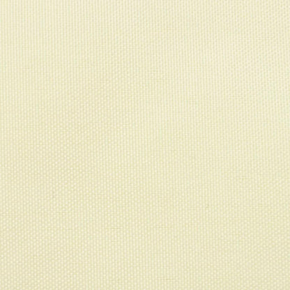 Parasole a Vela in Tela Oxford a Trapezio 2/4x3 m Crema - homemem39